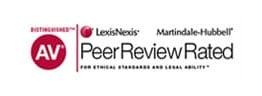 Distinguished AV | LexisNexis | Martindale-Hubbell | Peer Review Rated | For Ethical Standards And Legal Ability